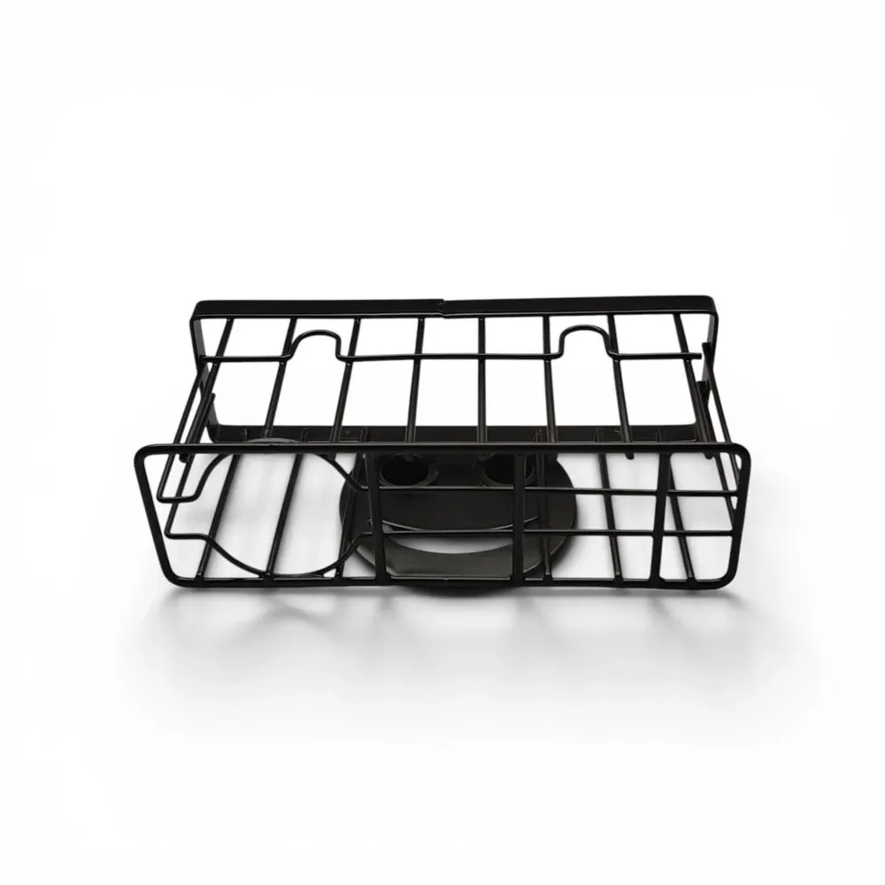 Smiley Face Sponge Holder Sink Caddy Kitchen Organizer Drain Rack